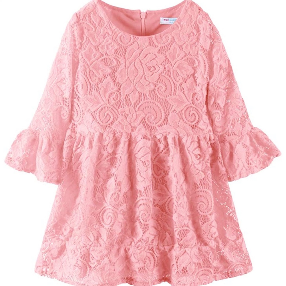 Pink Lace Toddler Dress